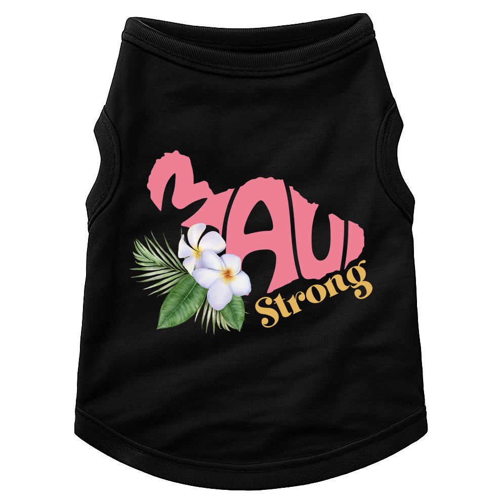 Pray For Maui Strong Hawaii Doggie Tank