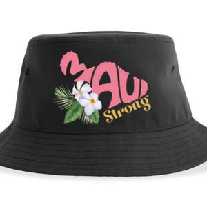 Pray For Maui Strong Hawaii Sustainable Bucket Hat