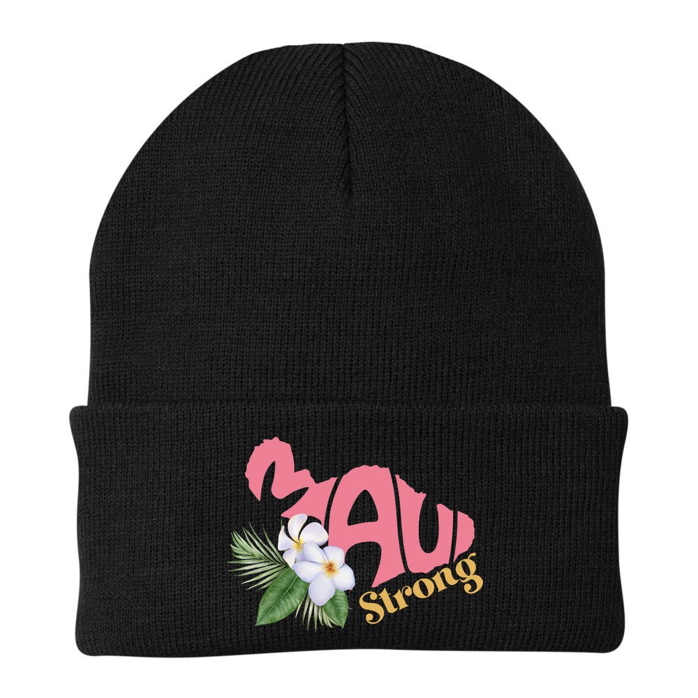 Pray For Maui Strong Hawaii Beanie