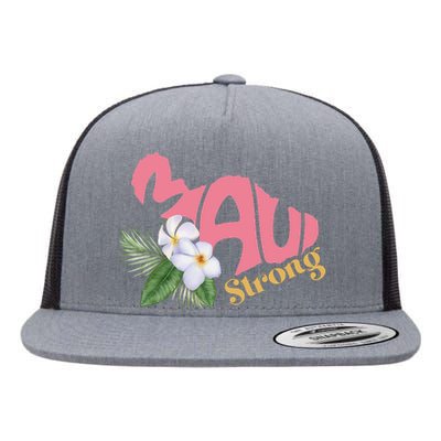 Pray For Maui Strong Hawaii Flat Bill Trucker Hat