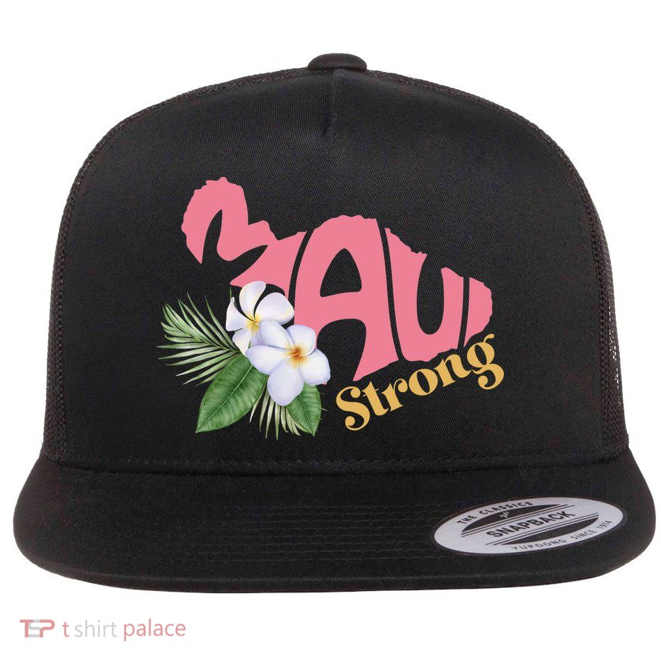 Pray For Maui Strong Hawaii Flatbill Hat