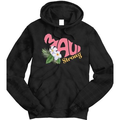 Pray For Maui Strong Hawaii Tie Dye Hoodie