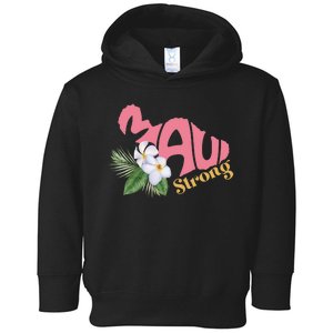 Pray For Maui Strong Hawaii Toddler Hoodie