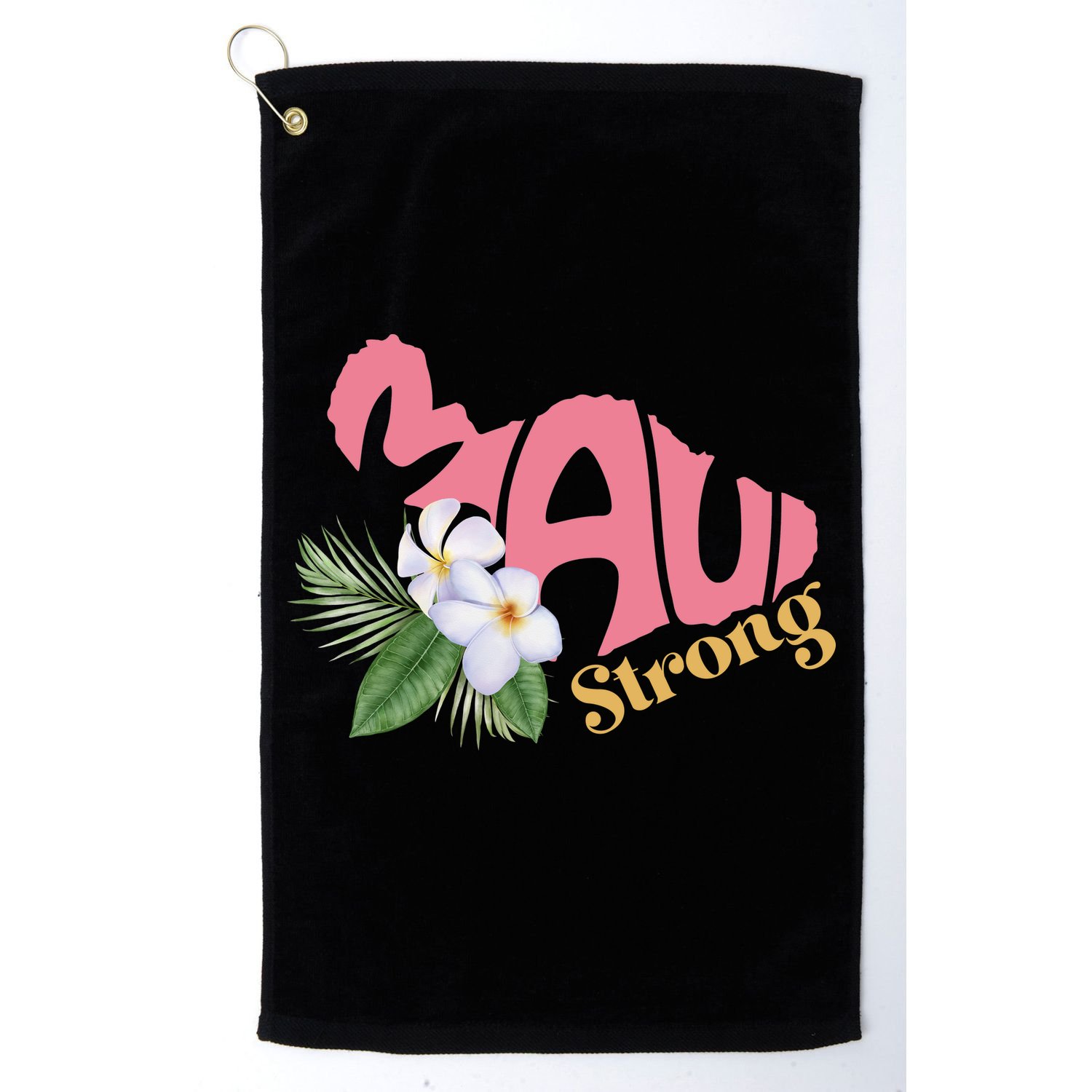 Pray For Maui Strong Hawaii Golf Towel