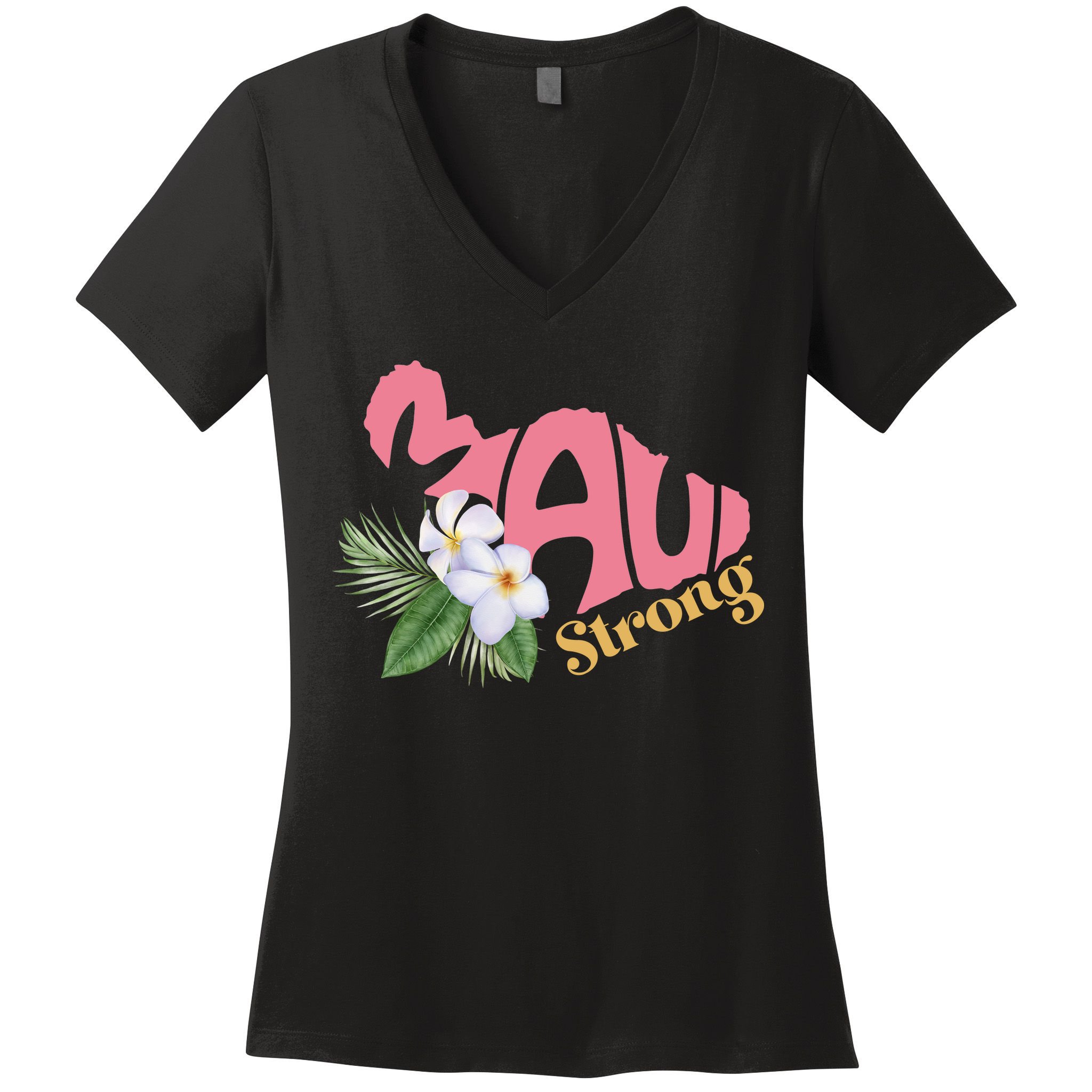 Pray For Maui Strong Hawaii Women's V-Neck T-Shirt