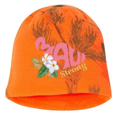 Pray For Maui Strong Hawaii Kati - Camo Knit Beanie