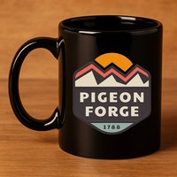 Pigeon Forge Mountains 11oz C Handle Ceramic Mug