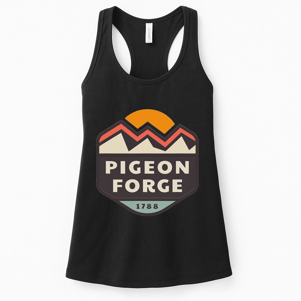 Pigeon Forge Mountains Womens Tank Top