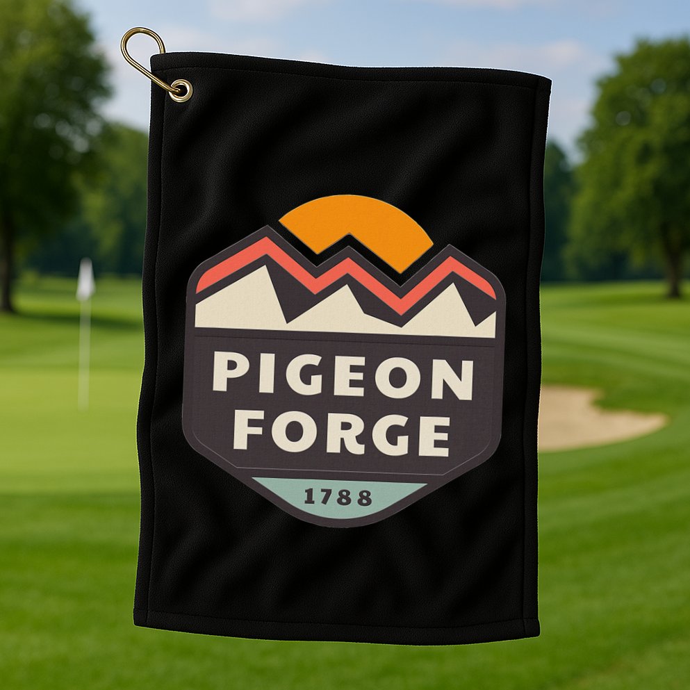 Pigeon Forge Mountains Golf Towel