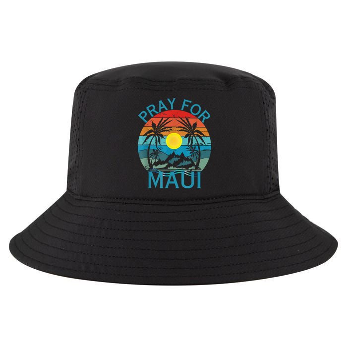 Pray For Maui Hawaii Strong Cool Comfort Performance Bucket Hat