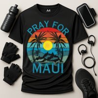 Pray For Maui Hawaii Strong Cooling Performance Crew T-Shirt