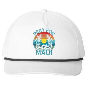 Pray For Maui Hawaii Strong Snapback Five-Panel Rope Hat