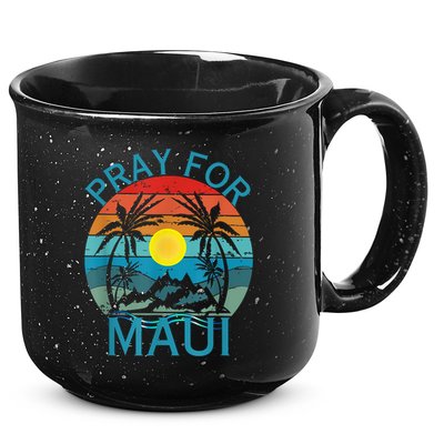 Pray For Maui Hawaii Strong 15oz Campfire Ceramic Mug