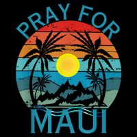 Pray For Maui Hawaii Strong 16 in Basic Backpack