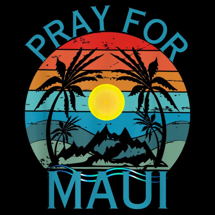 Pray For Maui Hawaii Strong 16 in Basic Backpack
