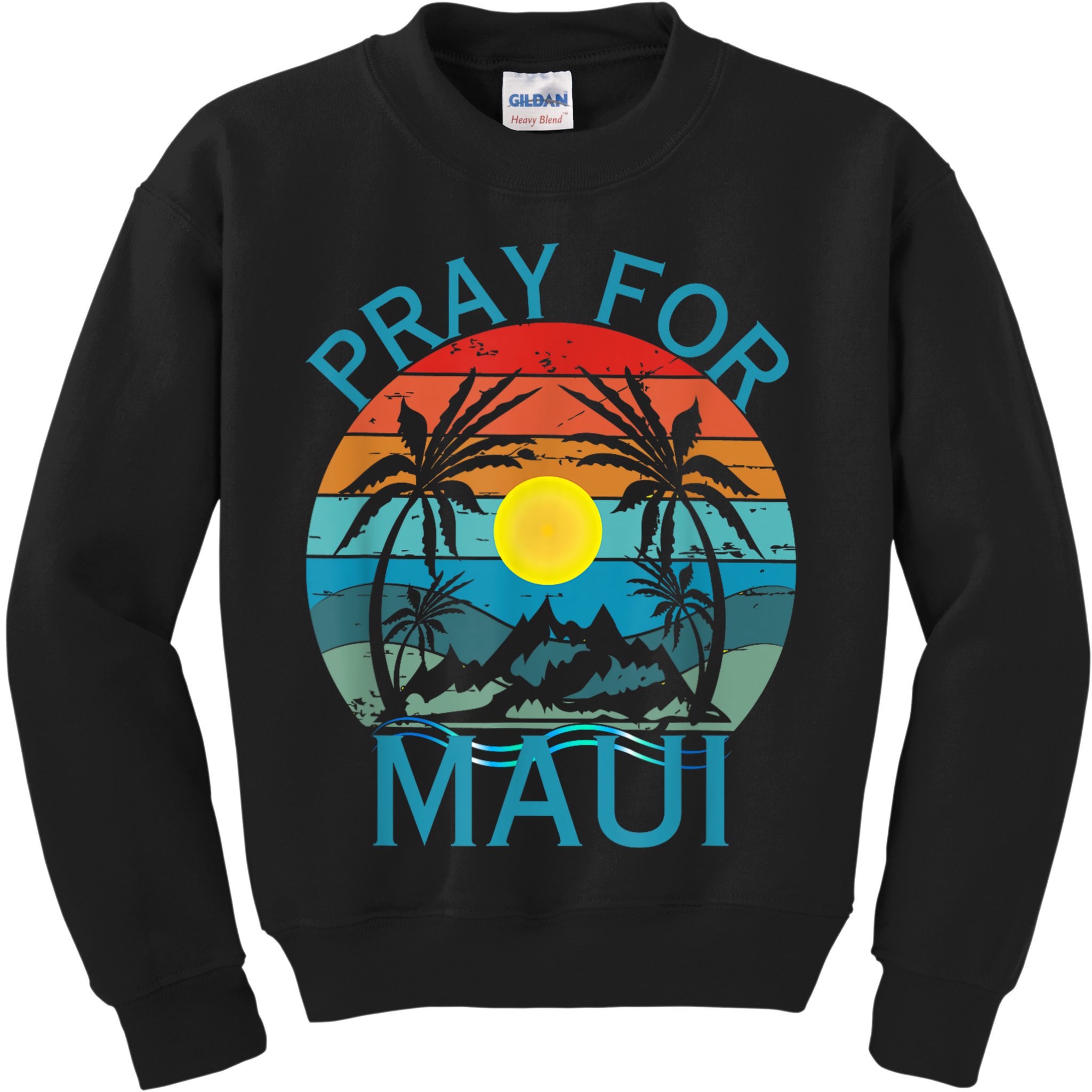 Pray For Maui Hawaii Strong Kids Sweatshirt