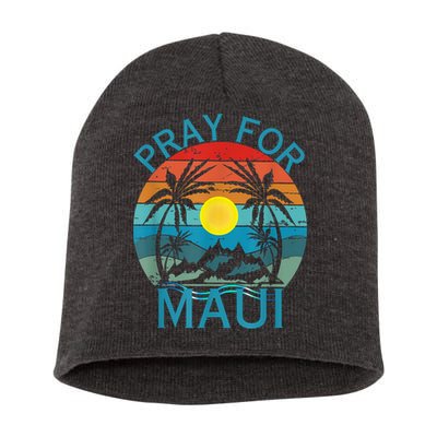 Pray For Maui Hawaii Strong Short Acrylic Beanie
