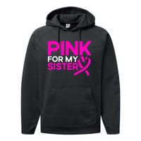 P.I.N.K. For My Sister P.I.N.K Breast Cancer Awareness Performance Fleece Hoodie