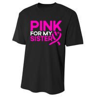 P.I.N.K. For My Sister P.I.N.K Breast Cancer Awareness Performance Sprint T-Shirt