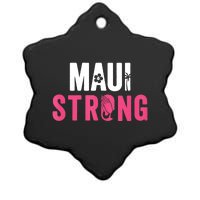 Pray For Maui Hawaii Strong Stay With Maui Ceramic Star Ornament