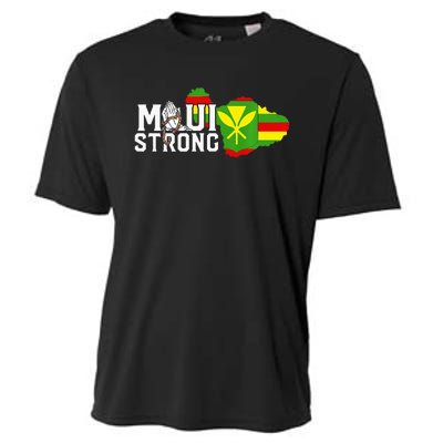 Pray For Maui Hawaii Strong Maui Wildfire Support Men Women Cooling Performance Crew T-Shirt