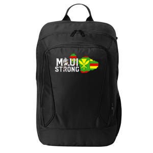 Pray For Maui Hawaii Strong Maui Wildfire Support Men Women City Backpack