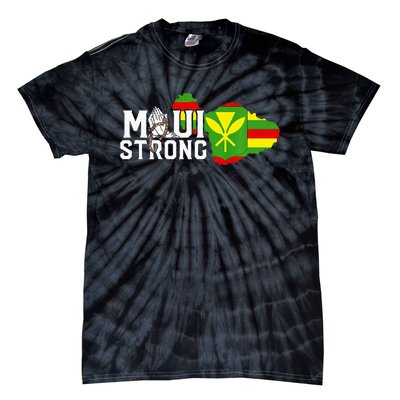 Pray For Maui Hawaii Strong Maui Wildfire Support Men Women Tie-Dye T-Shirt