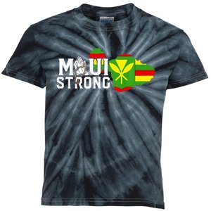 Pray For Maui Hawaii Strong Maui Wildfire Support Men Women Kids Tie-Dye T-Shirt