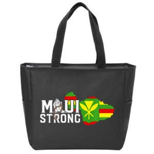 Pray For Maui Hawaii Strong Maui Wildfire Support Men Women Zip Tote Bag