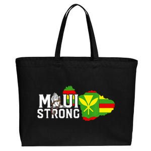 Pray For Maui Hawaii Strong Maui Wildfire Support Men Women Cotton Canvas Jumbo Tote