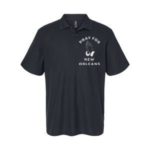 Pray For New Orleans Softstyle Adult Sport Polo