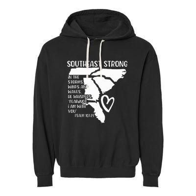 Pray For North Carolina Garment-Dyed Fleece Hoodie