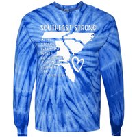 Pray For North Carolina Tie-Dye Long Sleeve Shirt