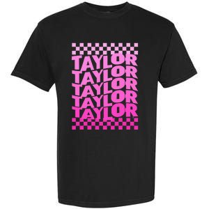 Personalized First Name T.AYLOR Girl Birthday  Garment-Dyed Heavyweight T-Shirt