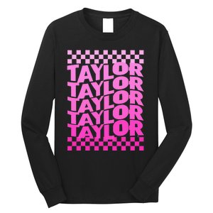 Personalized First Name T.AYLOR Girl Birthday  Long Sleeve Shirt