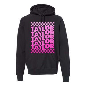 Personalized First Name T.AYLOR Girl Birthday  Premium Hoodie