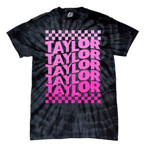 Personalized First Name T.AYLOR Girl Birthday  Tie-Dye T-Shirt