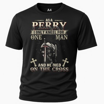 Perry Family Name He Died On The Cross Cooling Performance Crew T-Shirt