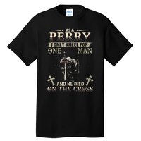 Perry Family Name He Died On The Cross Tall T-Shirt