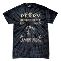 Perry Family Name He Died On The Cross Tie-Dye T-Shirt