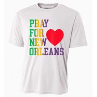 Pray For New Orleans Support Never Forget Nola Orleans Cooling Performance Crew T-Shirt