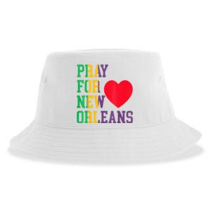 Pray For New Orleans Support Never Forget Nola Orleans Sustainable Bucket Hat