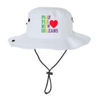 Pray For New Orleans Support Never Forget Nola Orleans Legacy Cool Fit Booney Bucket Hat