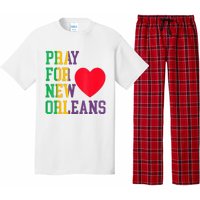 Pray For New Orleans Support Never Forget Nola Orleans Pajama Set