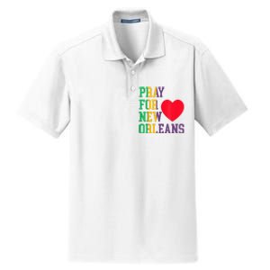 Pray For New Orleans Support Never Forget Nola Orleans Dry Zone Grid Polo