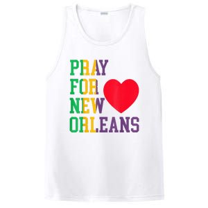 Pray For New Orleans Support Never Forget Nola Orleans PosiCharge Competitor Tank