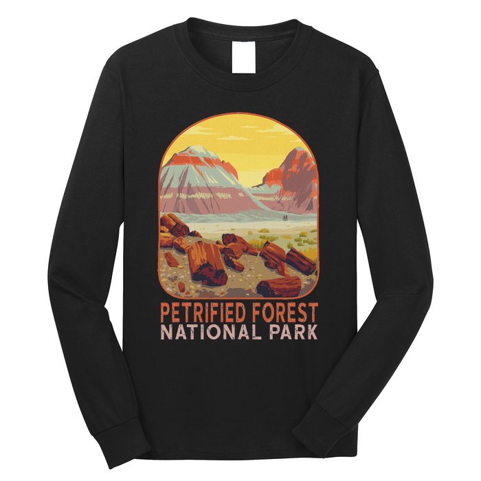 Petrified Forest National Park Arizona Mountain Hiking Long Sleeve Shirt