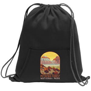 Petrified Forest National Park Arizona Mountain Hiking Sweatshirt Cinch Pack Bag