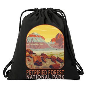 Petrified Forest National Park Arizona Mountain Hiking Drawstring Bag