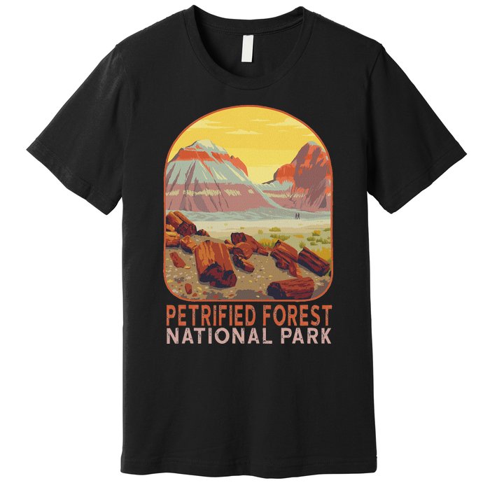 Petrified Forest National Park Arizona Mountain Hiking Premium T-Shirt